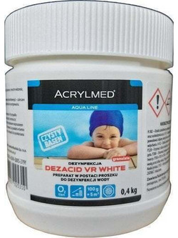 Acrylmed Dezacid Vr White Granules Aerobic Water Disinfection 0,4 Kg