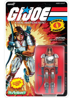 Super7 G.I. Joe Comic ReAction+ Wave 09 Zartan Φιγούρα Δράσης
