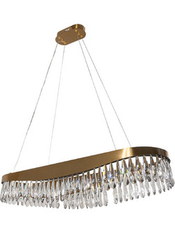 ARlight PDC 708-80 Led Πολυελαιος Χρυσος Οβαλ με Κρυσταλλα 0104527