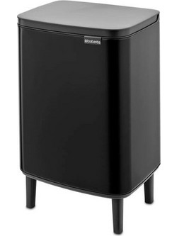 Brabantia Bo Hi Κάδος Απορριμμάτων Πλαστικός Μαύρος 12lt 22 72 26