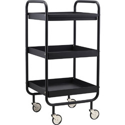 House Doctor - Roll Trolley - L42 cm, W38 cm, H85 cm - Black