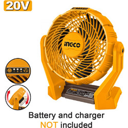 Ανεμιστήρας Μπαταρίας 20V Li-Ion 180mm SOLO INGCO CFALI2007