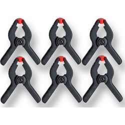 30mm MINI PLIERS - SET OF 6 PCS CLAMPS