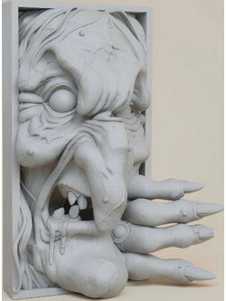 Άβαφη 3D Φιγούρα Book Nook Collection Witch Digital Sculpture για Βάψιμο DIY (Δώρο τα Χρώματα)