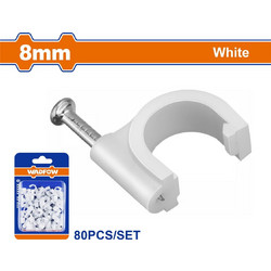 Wadfow WFQ1K08 Ροκα Στηριξης Καλωδιων 8mm 80τεμ