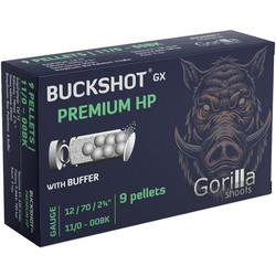 Gorilla Premium HP Φυσίγγια Δράμια 12Cal 70mm 9βολα 5τμχ