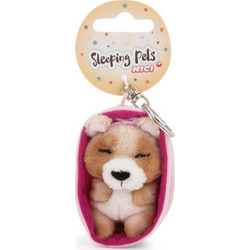Nici Λούτρινο Μπρελόκ Sleeping Pets 8εκ Σκύλος Yorkshire σε Καλάθι - Nici NIC63160
