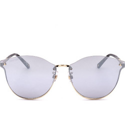 Swarovski SK0302 32B Γυναικεία Γυαλιά Ηλίου Πολυγωνικά Μεταλλικά Χρυσά με Γκρι Φακό