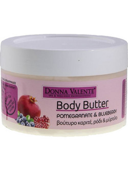 Donna Valente Pomegranate & Blueberry Ενυδατικό Butter Σώματος 500ml