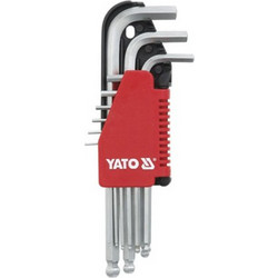 Yato Κλειδιά Allen Μπίλιας Επαγγελματικά 2.0-10.0 σετ 9τμχ YT-0507