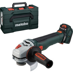 Metabo WVB 18 LT BL 11-125 Quick 6.13057.85 Γωνιακός Τροχός Μπαταρίας 18V 125mm με Ρύθμιση Στροφών Solo