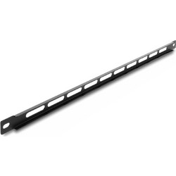 DELOCK cable management panel 67459 για rack 19" 0.5U, βάθος 9mm, μεταλλικό, μαύρο