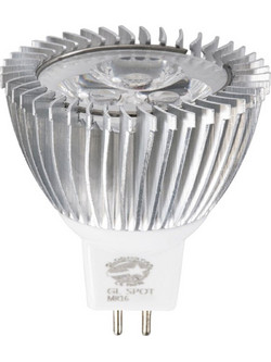 Λαμπτήρας Led Triboo 76022 5x5x5,2cm GU5,3 MR16 3W 260lm 2700K Silver-White GloboStar Αλουμίνιο
