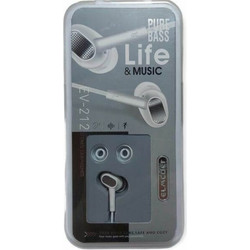Elmcoei EV212 Handsfree In-Ear 3.5mm White