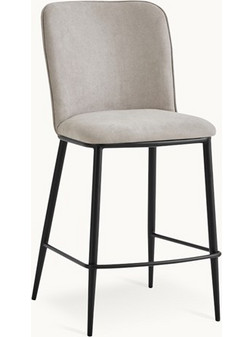 RAVENNA Σκαμπό Μπαρ Dorcia Beige 45,5 x 53,5 x 99