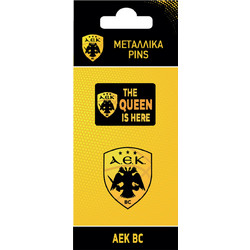 PINS MΕΤΑΛΛΙΚΑ ΑΕΚ ΜΠΑΣΚΕΤ