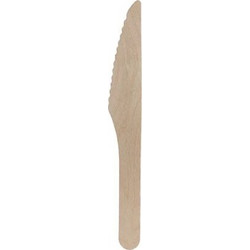 Ξύλινο μαχαίρι 16cm 100τμχ