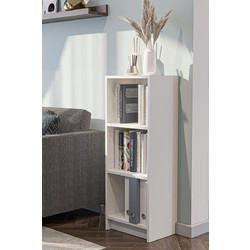 Stewe Home Βιβλιοθήκη Λευκό 40x28x105cm STE-015913-V22355-1136331