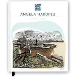 Angela Harding 2027 Desk Diary Planner - Week to View, Illustrated throughout - Flame Tree Publishing - Diary or journal