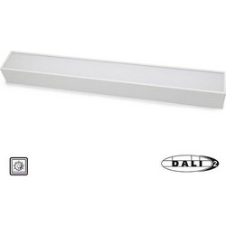 Adeleq Φωτιστικό LED Αλουμινίου Γραμμικό 18W Ντιμαριζόμενο DALI 230V 3000K 60cm Λευκό 21-60180009