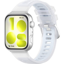 Techsuit W084 Λουράκι Σιλικόνης White (Huawei Watch Fit 3 / Fit 4 / Fit 4 Pro / Fit 5 / Fit 5 Pro)