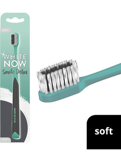 Aim White Now Smile Detox Οδοντόβουρτσα Μαύρη Πράσινη