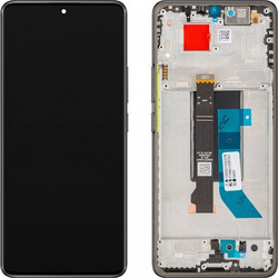 Γνήσια Οθόνη LCD και Μηχανισμός Αφής με Πλαίσιο για Xiaomi Poco X7 - 5600010O16P00 Μαύρο (Service Pack)
