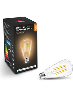 Λάμπα LED Gledopto Pro E27 Edison ST64 Filament 2200-6500K Zigbee 7W Clear GL-B-002P-CLEAR