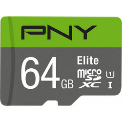 PNY Elite microSDXC 64GB Class 10 U1 UHS-I
