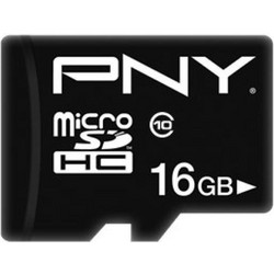 PNY microSDHC 16GB Class 10 U1 UHS-I + Adapter