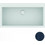 Sanitec 345 Ένθετος Νεροχύτης Γρανίτη Ματ Granite Blue 86x50cm