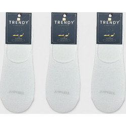 Trendy Ανδρικές Κάλτσες Λευκές 3Pack TR1895-2