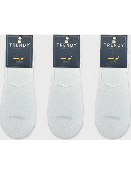 Trendy Ανδρικές Κάλτσες Λευκές 3Pack TR1895-2