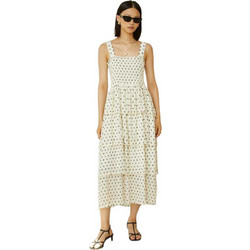 JOVONNA Sira Midi Φόρεμα Beige Multi