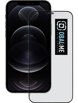 OBAL:Me 5D Glass Screen Protector For Apple Iphone 12/12 Pro Black - (57983116079)