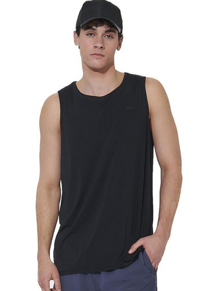 Body Action Ανδρικό Αμάνικο T-Shirt Μαύρο 043609-01