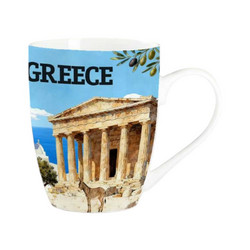 Σετ κεραμική κούπα Souvenir - 12pcs - Greece - 0034699