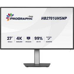 iiyama ProGraphic HB2701UHSNP-B1 IPS HDR Monitor 27" 3840x2160 4K UHD 60Hz 4ms