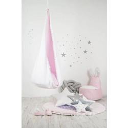 Elis Design Αιώρα Κρεμαστή Κούνια/Φωλιά White/Pink