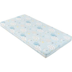 KikkaBoo Fantasia Plus Clouds Blue Στρώμα Foam Κούνιας 70x140x8cm