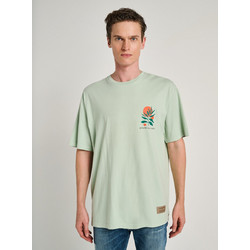 Staff Ανδρικό T-Shirt Στάμπα στην Πλάτη Kevin 64-030.055 MENTA-MINT