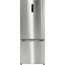 Robin RT-580 Ψυγειοκαταψύκτης 432lt Full No Frost Υ185xΠ70xΒ70cm Inox