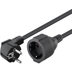 GOOBAY μπαλαντέζα προέκταση ρεύματος 93095, schuko, 3x 1.5mm 10m, μαύρη