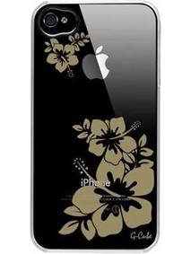 G-CUBE A4-GPA-4SS PREMIUM CLEAR BACK-SHELL FOR IPHONE 4 & 4S ALOHA SUNSET