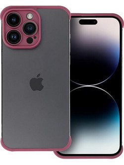 MINI BUMPERS WITH CAMERA ISLAND PROTECTION CASE FOR IPHONE 15 PRO MAX CHERRY