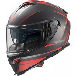 Premier Typhoon FR92BM Black Red Κράνος Μηχανής Full Face 1580gr