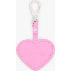 Lacoste Μπρελόκ Croco Heart Fushia