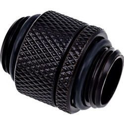 Alphacool Eiszapfen Double Nippel Rotatable G1/4 Outer Thread to G1/4 Outer Thread Fittings Μαύρο 17244