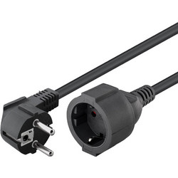 GOOBAY μπαλαντέζα προέκταση ρεύματος 93095, schuko, 3x 1.5mm 10m, μαύρη