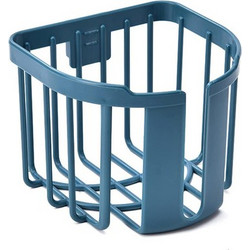 HOME USE HOME USE επιτοίχια χαρτοθήκη μπάνιου HUH-0220 με αυτοκόλλητο, 11x14x13.5cm, μπλε